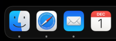 A truly federated macOS dock